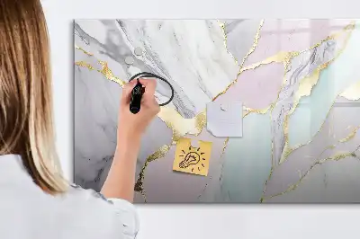 Magnetinė piešimo lenta su marmuro raštu