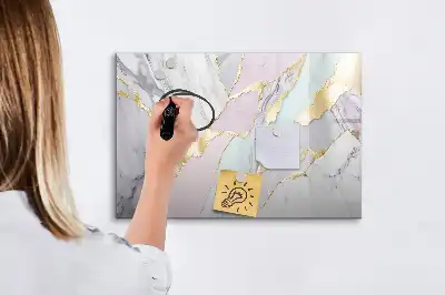 Magnetinė piešimo lenta su marmuro raštu