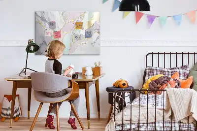 Magnetinė piešimo lenta su marmuro raštu