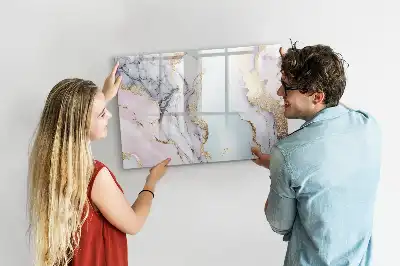 Magnetinė rašymo lenta marmuro rašto