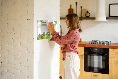 Magnetinė rašymo lenta su pamokų tvarkaraščiu