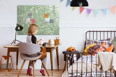 Magnetinė rašymo lenta su lapų raštu