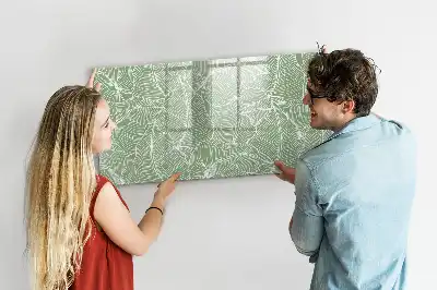 Magnetinė rašymo lenta su lapų raštu