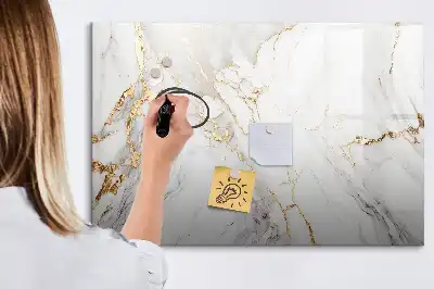 Magnetinė piešimo lenta dekoratyvinio marmuro rašto
