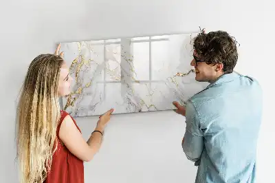 Magnetinė piešimo lenta dekoratyvinio marmuro rašto