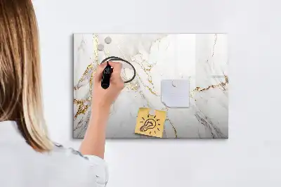 Magnetinė piešimo lenta dekoratyvinio marmuro rašto