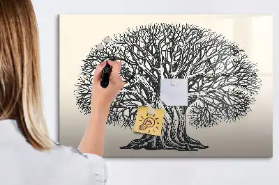 Magnetinė rašymo lenta didelis gamtos medis
