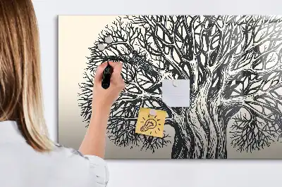 Magnetinė rašymo lenta didelis gamtos medis