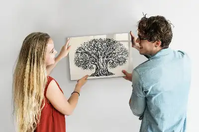 Magnetinė rašymo lenta didelis gamtos medis