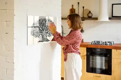 Magnetinė rašymo lenta didelis gamtos medis