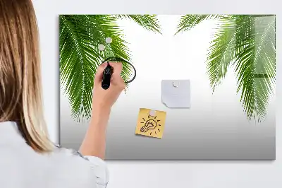 Magnetinė piešimo lenta palmės lapų dizaino