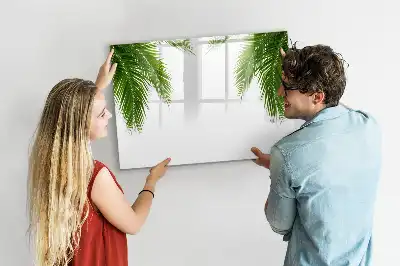 Magnetinė piešimo lenta palmės lapų dizaino