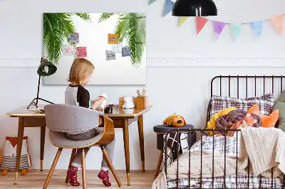 Magnetinė piešimo lenta palmės lapų dizaino