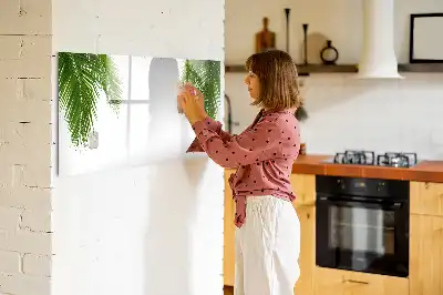 Magnetinė piešimo lenta palmės lapų dizaino