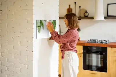 Magnetinė piešimo lenta palmės lapų dizaino