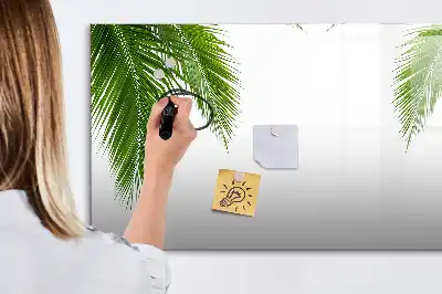 Magnetinė piešimo lenta palmės lapų dizaino
