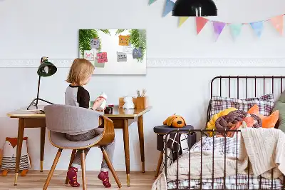 Magnetinė piešimo lenta palmės lapų dizaino