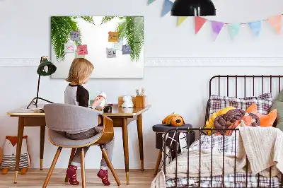 Magnetinė piešimo lenta palmės lapų dizaino