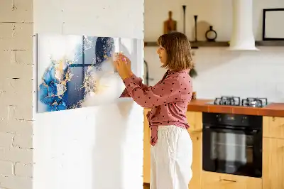 Magnetinė piešimo lenta su marmuro raštu