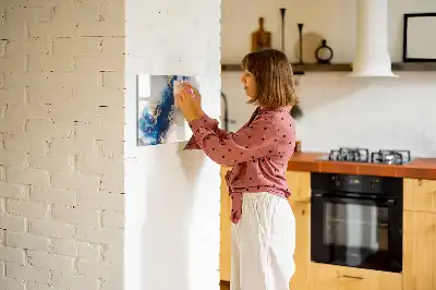 Magnetinė piešimo lenta su marmuro raštu