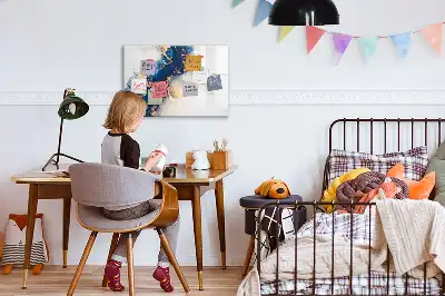 Magnetinė piešimo lenta su marmuro raštu
