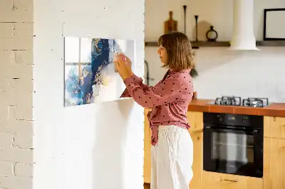 Magnetinė piešimo lenta su marmuro raštu
