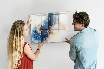 Magnetinė piešimo lenta su marmuro raštu