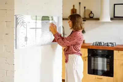 Magnetinė rašymo lenta su savaitės tvarkaraščiu