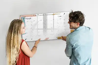 Magnetinė rašymo lenta verslo organizatorius