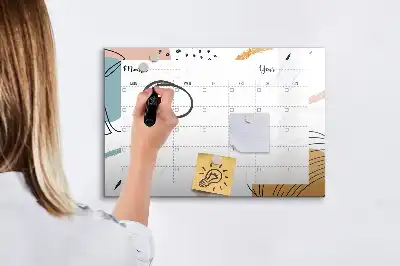 Magnetinė rašymo lenta verslo organizatorius