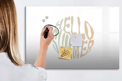 Magnetinė piešimo lenta su Sveika vasara užrašu
