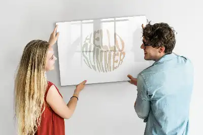 Magnetinė piešimo lenta su Sveika vasara užrašu