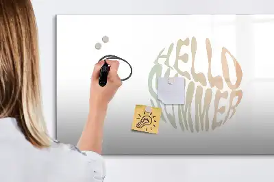 Magnetinė piešimo lenta su Sveika vasara užrašu
