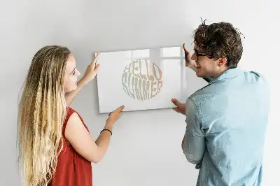 Magnetinė piešimo lenta su Sveika vasara užrašu
