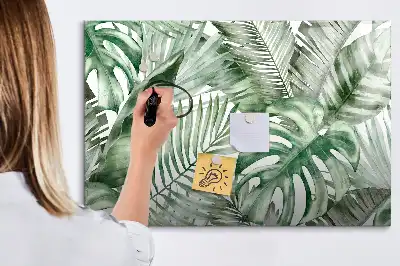Magnetinė piešimo lenta augalų lapų dizaino