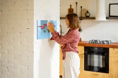 Magnetinė rašymo lenta su vėliavėlėmis