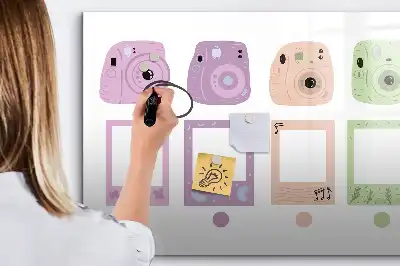 Magnetinė rašymo lenta su kamerų rinkiniu