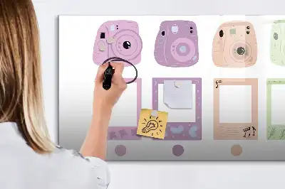 Magnetinė rašymo lenta su kamerų rinkiniu
