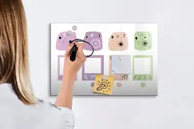 Magnetinė rašymo lenta su kamerų rinkiniu