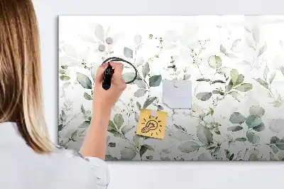Magnetinė piešimo lenta augalų motyvais