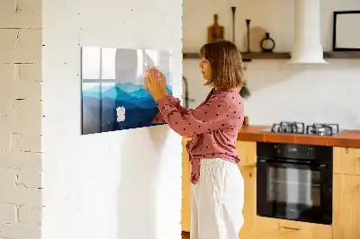 Magnetinė piešimo lenta su akvareliniu vandeniu