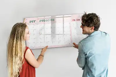 Magnetinė rašymo lenta vaikiškas mėnesio planuoklis