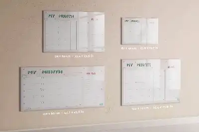 Magnetinė rašymo lenta vaikiškas mėnesio planuoklis