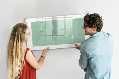 Magnetinė piešimo lenta su stalo organizatoriumi