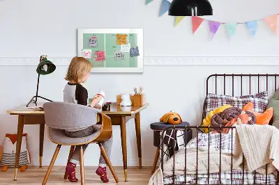 Magnetinė piešimo lenta su stalo organizatoriumi