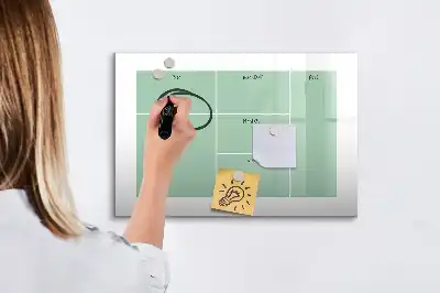 Magnetinė piešimo lenta su stalo organizatoriumi