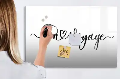 Magnetinė piešimo lenta su užrašu „Laimingos kelionės“