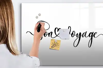 Magnetinė piešimo lenta su užrašu „Laimingos kelionės“