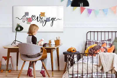 Magnetinė piešimo lenta su užrašu „Laimingos kelionės“