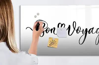 Magnetinė piešimo lenta su užrašu „Laimingos kelionės“